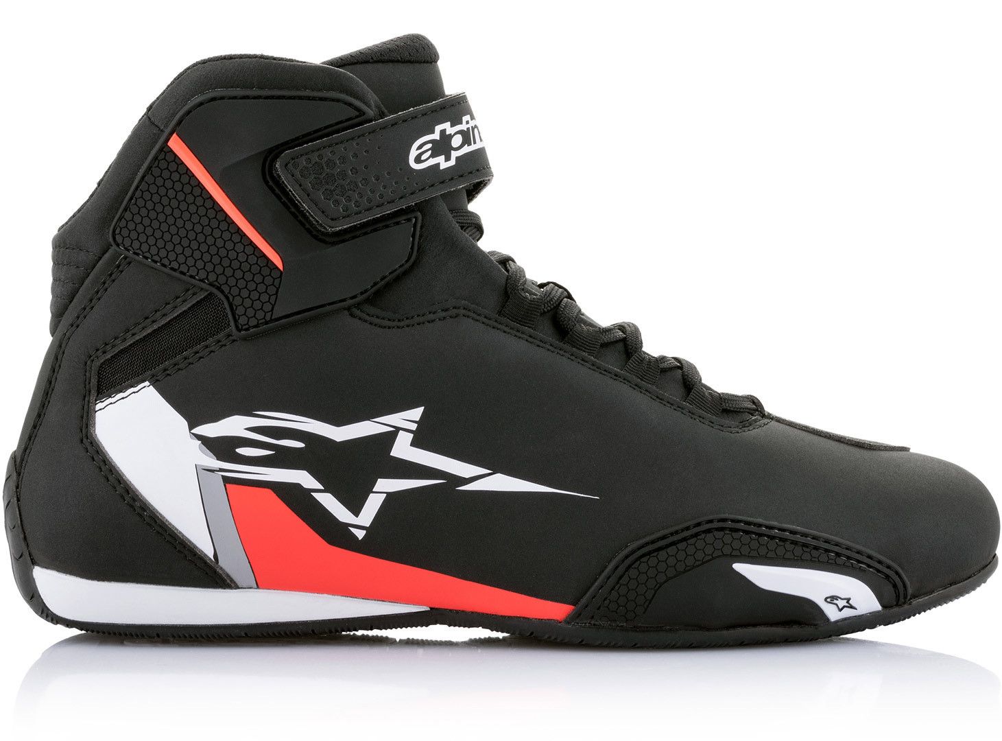 Alpinestars Sektor Black/White/Red Shoes: Delivery in 10 Days